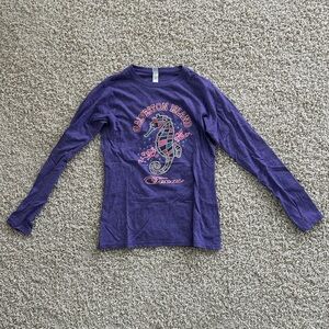 Gilden Women’s Medium Purple Galveston Long Sleeve Shirt